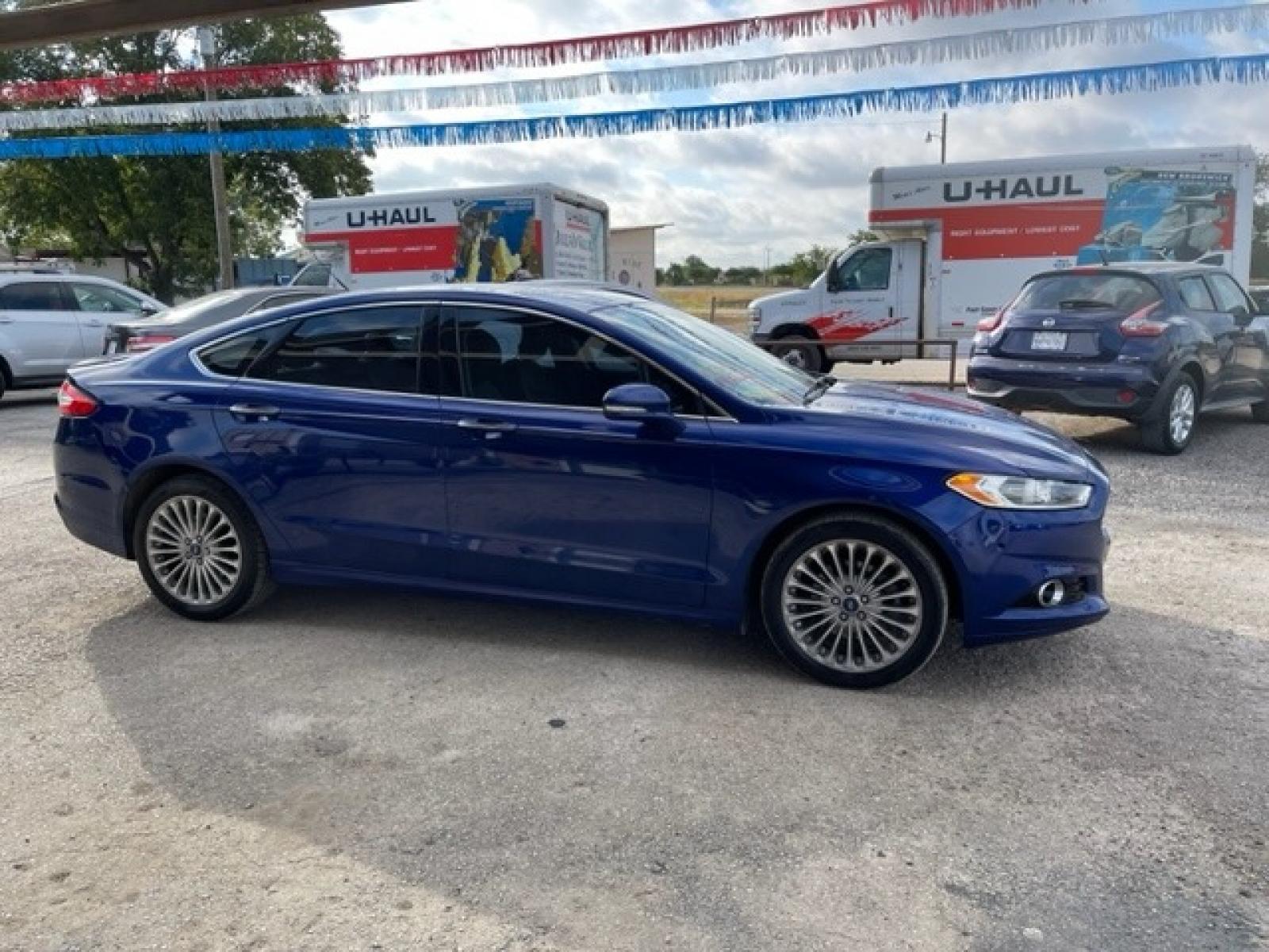 2014 BLUE FORD FUSION TITANIUM (3FA6P0D94ER) with an 2.0L engine, Automatic transmission - www.discountautosinc.com TEXT QUESTIONS TO 210-900-3118 41 MONTHLY PAYMENTS OF $340 WITH $2495 DOWN AND FINAL ODD PAYMENT OF $25.03 W/FIRST PAYMENT DUE 30 DAYS FROM DATE OF SALE. FEATURES: ALL WHEEL DR, BACK UP CAMERA, HEATED LEATHER SEATS WARRANTY ON ENGINE and TRANSMISSION O - Photo #11