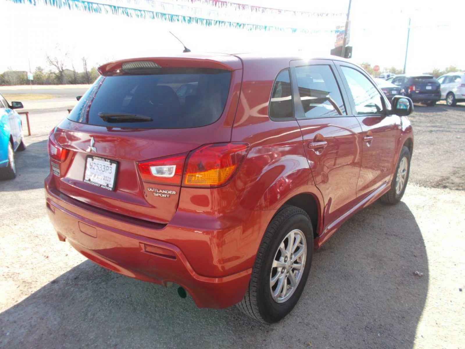 2011 RED MITSUBISHI OUTLANDER SPORT ES (JA4AP3AU7BZ) with an 2.0L engine, Continuously Variable transmission, located at 124 Elm St., Cibolo, TX, 78108, (210) 658-3118, 29.559427, -98.232384 - www.discountautosinc.com TEXT QUESTIONS TO 210-900-3118 29 MONTHLY PAYMENTS OF $255 WITH $1195 DOWN AND FINAL ODD PAYMENT OF $153.41 W/FIRST PAYMENT DUE 30 DAYS FROM DATE OF SALE. ** NO WARRANTY, SOLD AS IS ** 30 MO'S TERM W/ 22.44 APR and DEF DOWN OF $175 DUE TWO WEEKS AF - Photo #4