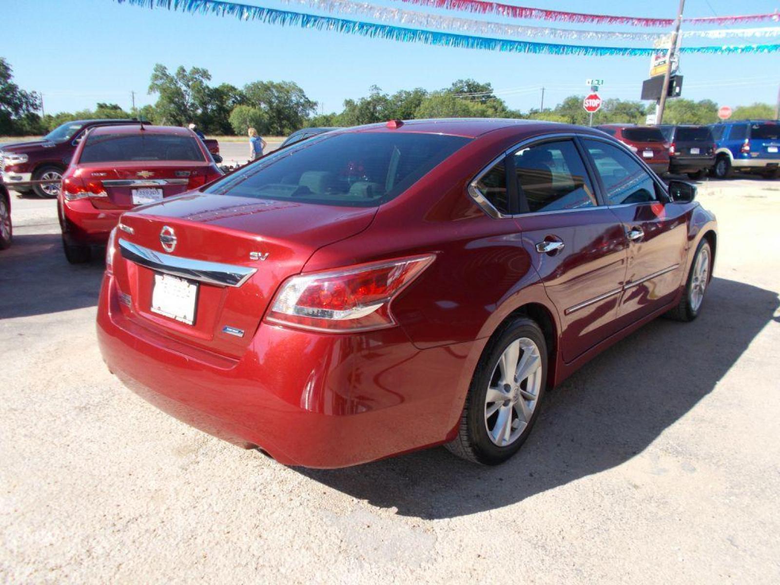 2013 MAROON NISSAN ALTIMA SV 2.5 (1N4AL3AP5DN) with an 2.5L engine, Automatic transmission, located at 124 Elm St., Cibolo, TX, 78108, (210) 658-3118, 29.559427, -98.232384 - www.discountautosinc.com TEXT QUESTIONS TO 210-900-3118 41 MONTHLY PAYMENTS OF $305 WITH $1695 DOWN AND FINAL ODD PAYMENT OF $131.24 W/FIRST PAYMENT DUE 30 DAYS FROM DATE OF SALE. FEATURES: BLUE TOOTH, SUN ROOF WARRANTY ON ENGINE and TRANSMISSION ONLY FOR 3 MONTHS OR 3,000 M - Photo #4